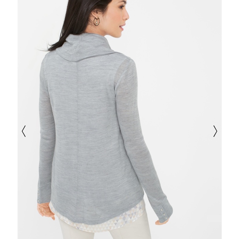 WHBM Cowl Neck Sweater - Picture 3 of 9